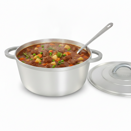 Aluminum Cast Pot W/Lid 30cm
