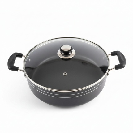 Multi Pan 30cm – Non-Stick Cooking Pot with Glass Lid