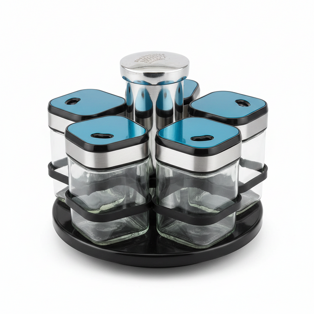 Spice Rack Rotating Mini 6pcs Set