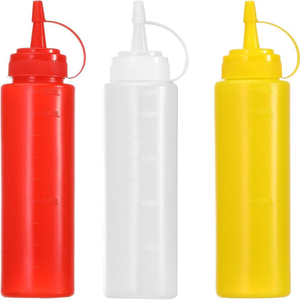 Squeeze Sauce Bottles – Set of 3