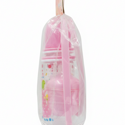 Baby Bottle Set with Cotton Buds