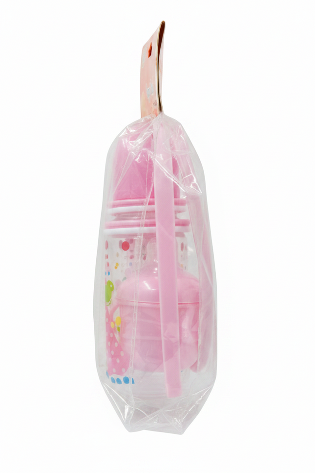 Baby Bottle Set with Cotton Buds
