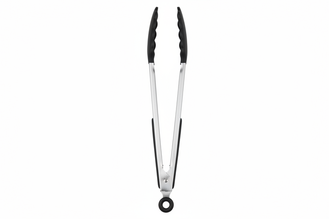 Tong 9" Rubber Handle