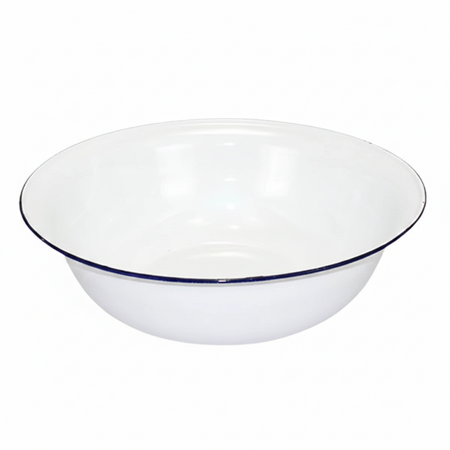White Enamel Basin 40cm